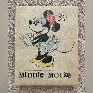 Minnie Mouse Disney 8x10” Canvas Picture Wall Hanging Artissmo Art Home Decor
